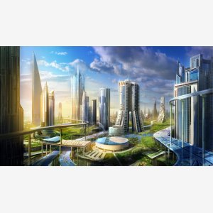 The World If  How Society Would Look  Imagine The World Without 02   Futuristic, City   Société Futuriste